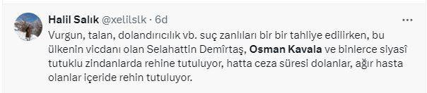 Engin Polat tahliye oldu, sosyal medya inledi! Selahattin Demirtaş ve Osman Kavala trend oldu - Fotoğraf: 3